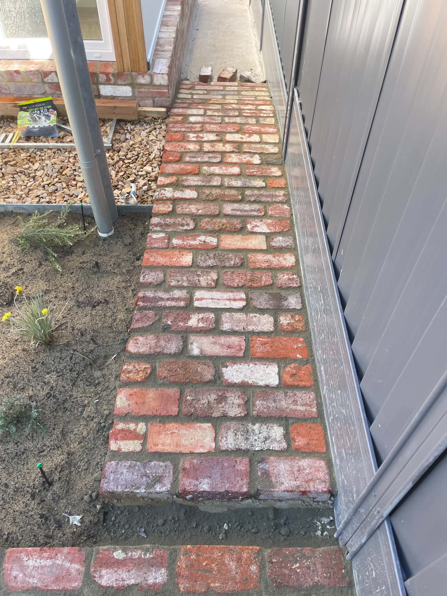 Brick Side Path